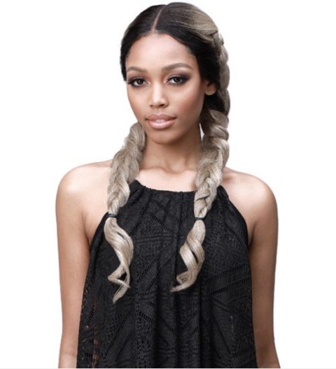 BOBBI BOSS SANA Human Hair Bland Lace Extreme Wig