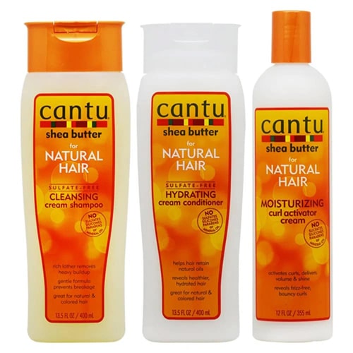cantu pack shampoing & conditioner & curl activator