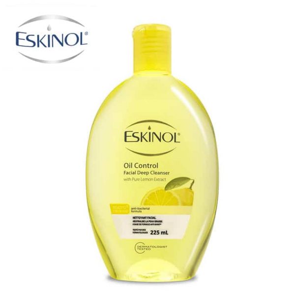 eskinol lotion nettoyante facial au citron 225ml