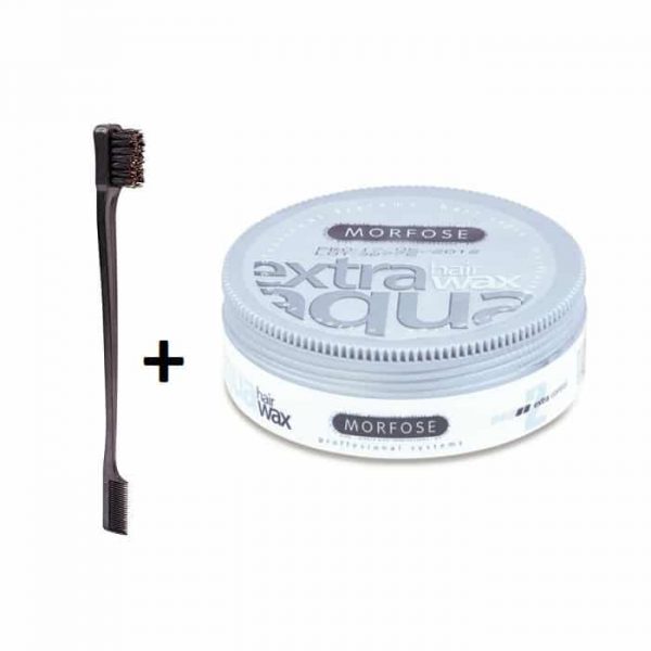 pack morfose cire coiffante extra “2” + brosse baby hairs