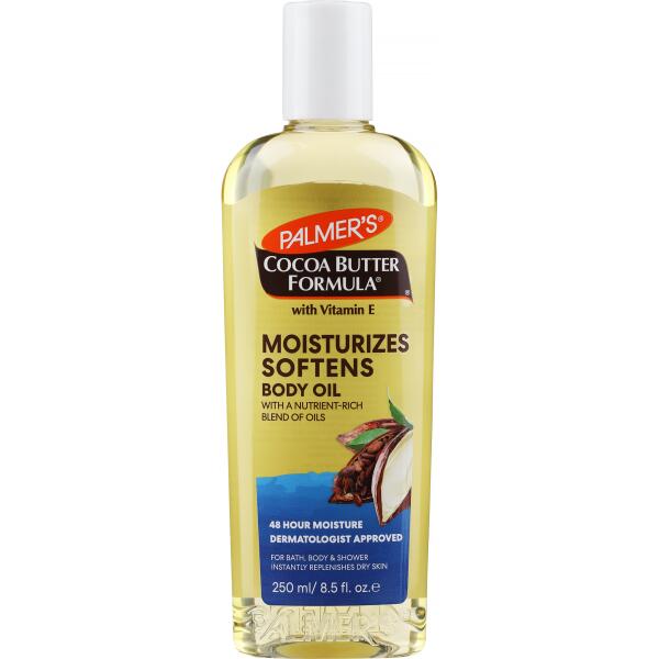 palmer's cocoa butter moisturizes softens body oil