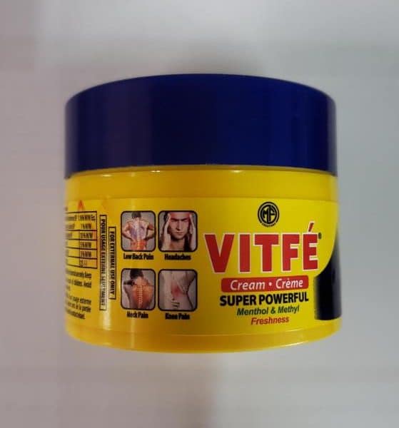 vitfé crème mentholée pour douleurs super powerful