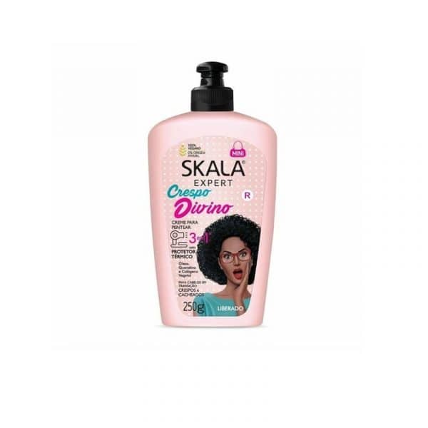 skala expert crespo divino 3 en 1 crème coiffante protectrice de chaleur 250g
